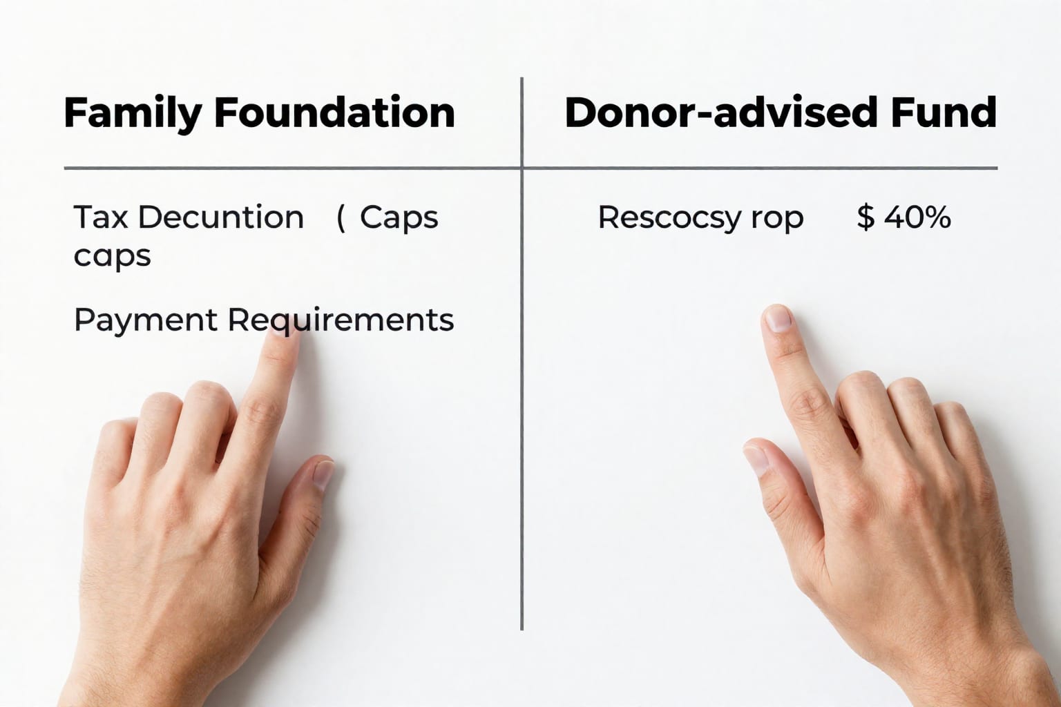 Family Foundation vs Donor-Advised Fund: 5 Tax Differences That Matter