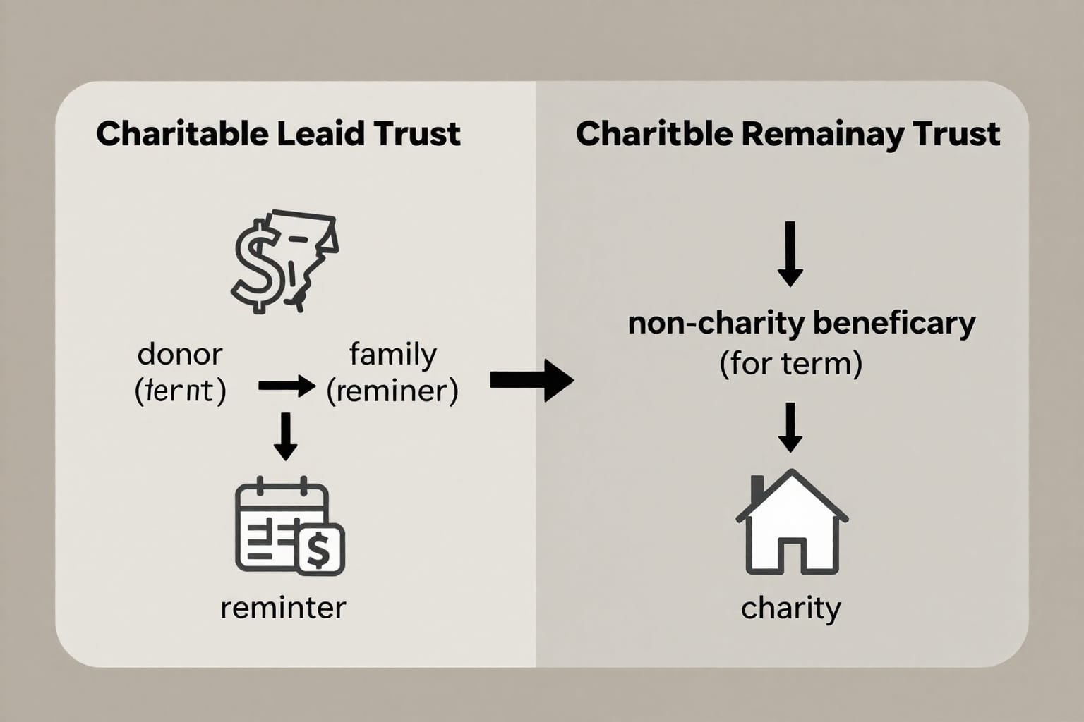 Charitable Lead Trust vs Remainder Trust: 3 Key Differences for 2026